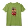 Donna Combattente Campione di Boxe per Cani Bullmastiff - Maglietta con Collo a V - La Potenza Incontra la Precisione