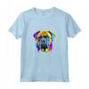 Bullmastiff Pop Art - Dog Lover's Splash Art Bullmastiff Maglietta - Ideale per Proprietari e Famiglie Bullmastiff