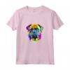 Bullmastiff Pop Art - Dog Lover's Splash Art Bullmastiff Maglietta - Ideale per Proprietari e Famiglie Bullmastiff
