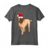 Bullmastiff Santa Hat Xmas - Maglietta Natale per Amanti dei Cani - Ideale per Regali Unici