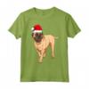 Bullmastiff Santa Hat Xmas - Maglietta Natale per Amanti dei Cani - Ideale per Regali Unici
