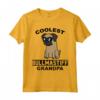 Coolest Bullmastiff Grandpa - Cane Maglietta per Proprietario di Bullmastiff - Ideale per Nonno Amante dei Cani