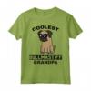 Coolest Bullmastiff Grandpa - Cane Maglietta per Proprietario di Bullmastiff - Ideale per Nonno Amante dei Cani