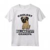 Coolest Bullmastiff Grandpa - Cane Maglietta per Proprietario di Bullmastiff - Ideale per Nonno Amante dei Cani
