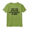 I Only Love My Bed Bullmastiff Cane Maglietta - Regalo Perfetto per Proprietari di Bullmastiff