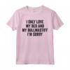 I Only Love My Bed Bullmastiff Cane Maglietta - Regalo Perfetto per Proprietari di Bullmastiff