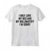 I Only Love My Bed Bullmastiff Cane Maglietta - Regalo Perfetto per Proprietari di Bullmastiff