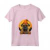 Donna Bullmastiff Dog Holding Jack O'lanterna Zucca Halloween Maglietta con Collo a V - Costume Divertente per la Famiglia