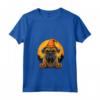 Donna Bullmastiff Dog Holding Jack O'lanterna Zucca Halloween Maglietta con Collo a V - Costume Divertente per la Famiglia