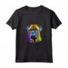 Bullmastiff Pop Art - Maglietta Dog Lover - Splash Art Bullmastiff - Ideale per Amanti dei Bullmastiff