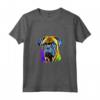 Bullmastiff Pop Art - Maglietta Dog Lover - Splash Art Bullmastiff - Ideale per Amanti dei Bullmastiff