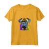 Bullmastiff Pop Art - Maglietta Dog Lover - Splash Art Bullmastiff - Ideale per Amanti dei Bullmastiff