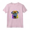 Bullmastiff Pop Art - Maglietta Dog Lover - Splash Art Bullmastiff - Ideale per Amanti dei Bullmastiff
