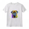 Bullmastiff Pop Art - Maglietta Dog Lover - Splash Art Bullmastiff - Ideale per Amanti dei Bullmastiff