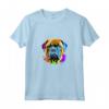 Bullmastiff Pop Art - Dog Lover T-shirt - Splash Art Bullmastiff Maglietta - Ideale per Amanti dei Cani Bullmastiff