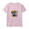 Bullmastiff Pop Art - Dog Lover T-shirt - Splash Art Bullmastiff Maglietta - Ideale per Amanti dei Cani Bullmastiff