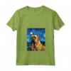 Bullmastiff Notte Stellata Van Gogh - Maglietta Arte con Collo a V - Ideale per Amanti dei Cani e dell'Arte