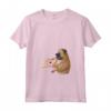 Donna Bullmastiff Cane Bullmastiffs Maglietta con Collo a V - Design Minimalista per Orgogliosi Proprietari di Bullmastiff