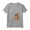 Donna Bullmastiff Cane Bullmastiffs Maglietta con Collo a V - Design Minimalista per Orgogliosi Proprietari di Bullmastiff