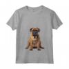 Bullmastiff Maglietta con Collo a V - Design unico per gli amanti dei cani