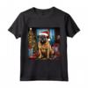 Natale Bullmastiff - Maglietta Felice per Amanti dei Bullmastiff - Regalo Ideale per il Proprietario di Bullmastiff a Natale