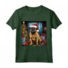 Natale Bullmastiff - Maglietta Felice per Amanti dei Bullmastiff - Regalo Ideale per il Proprietario di Bullmastiff a Natale