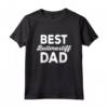 Dog Breed Best Bullmastiff Dad Maglietta - Perfect Gift for Dog Owners - Leggera e Comoda T-shirt per Uomini