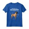Anatomia Di Un Bullmastiff - Divertente Maglietta con Design - Ideale per Amanti dei Cani