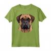 Carino Bullmastiff Faccia Cartoon Puppy Dog Lover Maglietta - Ideale per Amanti del Bullmastiff - Regalo per Addestratori e Allevatori