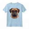 Carino Bullmastiff Faccia Cartoon Puppy Dog Lover Maglietta - Ideale per Amanti del Bullmastiff - Regalo per Addestratori e Allevatori