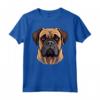 Carino Bullmastiff Faccia Cartoon Puppy Dog Lover Maglietta - Ideale per Amanti del Bullmastiff - Regalo per Addestratori e Allevatori