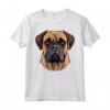 Carino Bullmastiff Faccia Cartoon Puppy Dog Lover Maglietta - Ideale per Amanti del Bullmastiff - Regalo per Addestratori e Allevatori