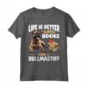 Razza canina Bullmastiff - La vita è migliore con un libro e un Maglietta - Ideale per Regali di Compleanno, Natale e Feste