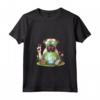 Donna Peace Sign Hand Bullmastiff per Bambini, Uomo e Donna - Maglietta Giornata della Terra con Collo a V - Ideale per la Celebrare insieme al tuo Cane