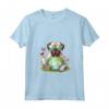 Donna Peace Sign Hand Bullmastiff per Bambini, Uomo e Donna - Maglietta Giornata della Terra con Collo a V - Ideale per la Celebrare insieme al tuo Cane