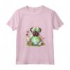 Donna Peace Sign Hand Bullmastiff per Bambini, Uomo e Donna - Maglietta Giornata della Terra con Collo a V - Ideale per la Celebrare insieme al tuo Cane