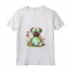 Donna Peace Sign Hand Bullmastiff per Bambini, Uomo e Donna - Maglietta Giornata della Terra con Collo a V - Ideale per la Celebrare insieme al tuo Cane