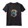 Bullmastiff Pop Art - Dog Lover Splash Art Maglietta - Ideale per Amanti e Proprietari di Bullmastiff