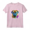 Bullmastiff Pop Art - Dog Lover Splash Art Maglietta - Ideale per Amanti e Proprietari di Bullmastiff