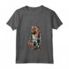 Donna Bullmastiff - Costume da Scheletro per Halloween - Maglietta Cane Divertente con Collo a V - Ideale per Dolcetto o Scherzetto