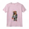 Donna Bullmastiff - Costume da Scheletro per Halloween - Maglietta Cane Divertente con Collo a V - Ideale per Dolcetto o Scherzetto