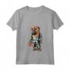 Donna Bullmastiff - Costume da Scheletro per Halloween - Maglietta Cane Divertente con Collo a V - Ideale per Dolcetto o Scherzetto