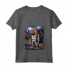 Donna Bullmastiff - Costume da Scheletro per Halloween - Maglietta con Collo a V - Ideale per Feste e Dolcetto o Scherzetto
