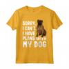 Programmi Con Il Mio Cane Bullmastiff Maglietta - Sorry I Can't I Have Plans With My Dog - Ideale per Amanti dei Cani