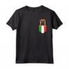 Italia Bandiera Bullmastiff Cane in Tasca Maglietta - Regalo Divertente per Amanti dei Cani e Cultura Italiana