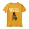 Meno Persona Più Cani Bullmastiff - Maglietta Divertente per Amanti dei Cani - Ideale per Introvertiti