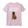Meno Persona Più Cani Bullmastiff - Maglietta Divertente per Amanti dei Cani - Ideale per Introvertiti