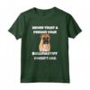 Never Trust a Person with Your Bullmastiff - Maglietta per Proprietari di Cane Bullmastiff - Regalo Unico per Amanti dei Cani