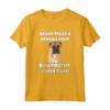 Never Trust a Person with Your Bullmastiff - Maglietta per Proprietari di Cane Bullmastiff - Regalo Unico per Amanti dei Cani