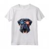Donna Bullmastiff Patriotic American Flag USA Occhiali da sole Cane Maglietta con Collo a V - Ideale per il 4 luglio e altre festività patriottiche